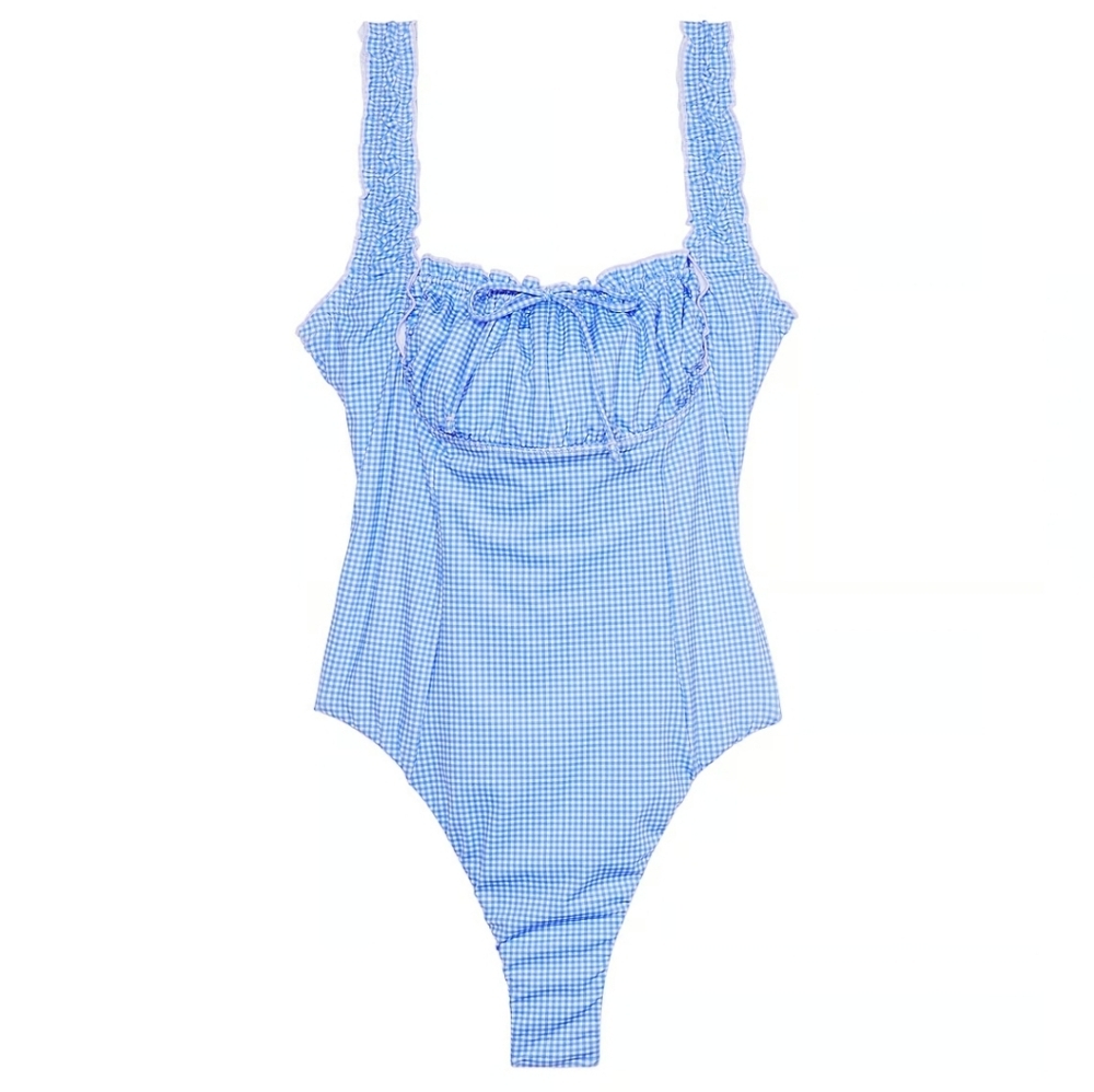 New!Frankie's Bikinis  Hampton‎ One Piece Swimsuit